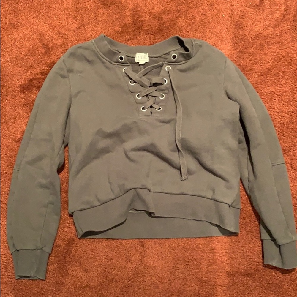 Olive green sweatshirt